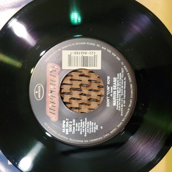 2/$8 MARVIN SEASE Show Me What You Got and Don't "Cum" Now 45 Vinyl Record - Picture 2 of 2